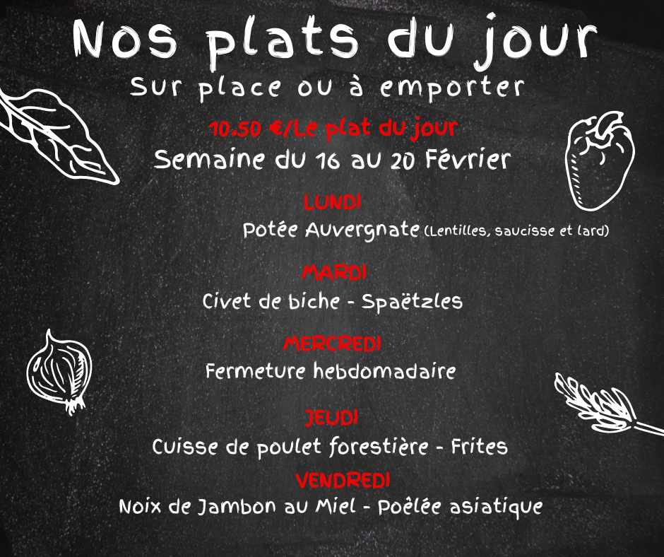 07.24 Nos Plats du jour