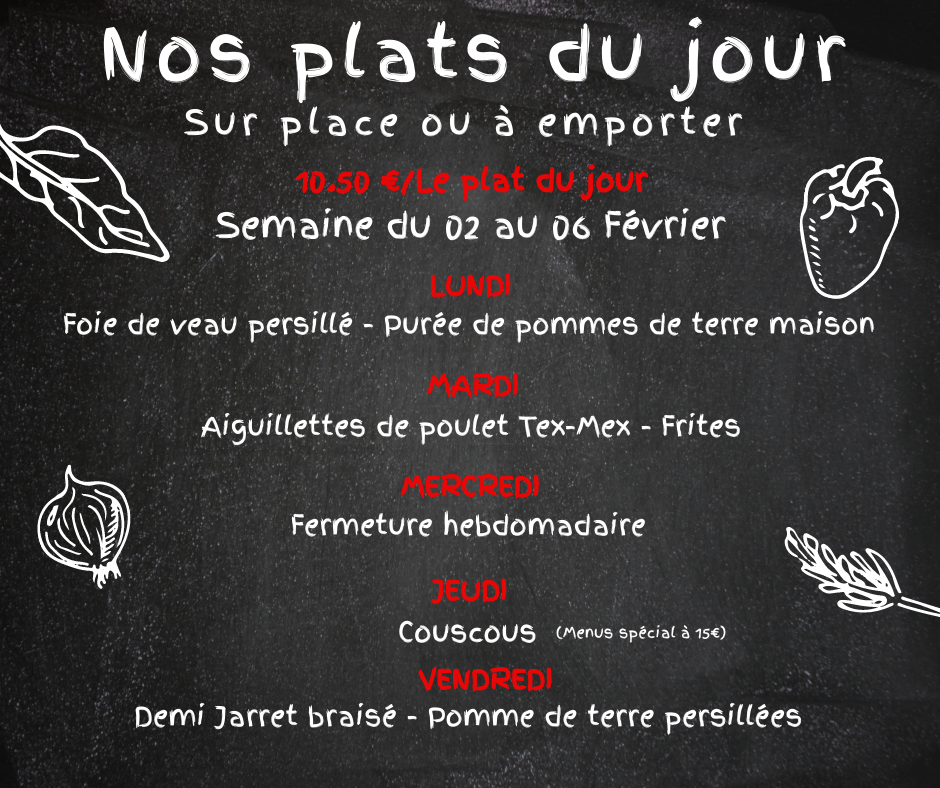 07.24 Nos Plats du jour