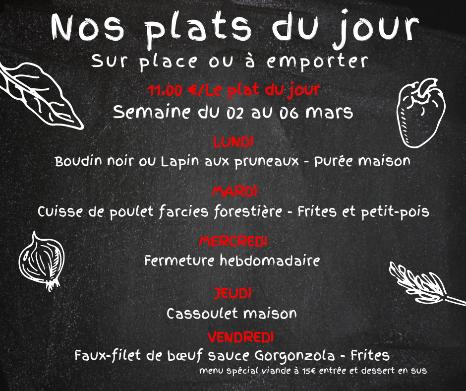 07.24 Nos Plats du jour