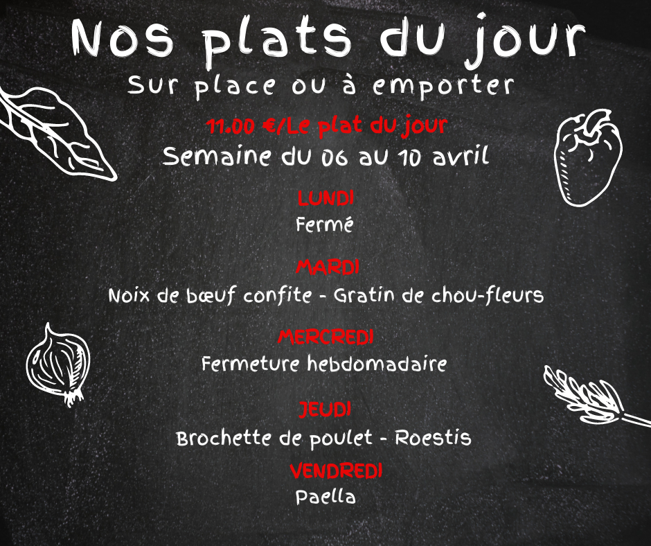 07.24 Nos Plats du jour