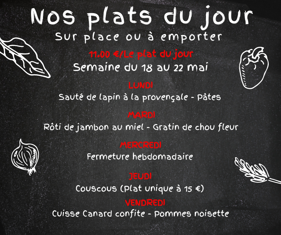 07.24 Nos Plats du jour